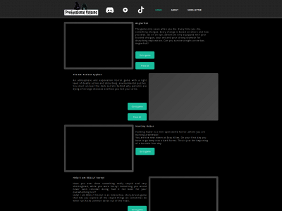 professionalvillains.com snapshot