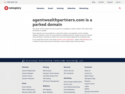 agentwealthpartners.com snapshot