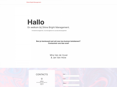 shinebrightmanagement.be snapshot