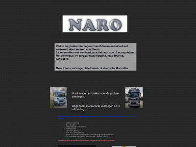 naro-sneltransport.be snapshot
