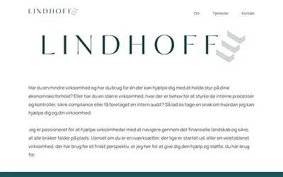 lindhoffregnskab.dk snapshot