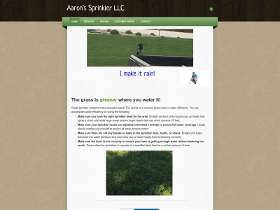 aaronssprinklerllc.com snapshot
