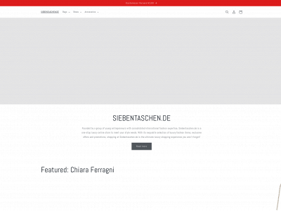 siebentaschen.de snapshot