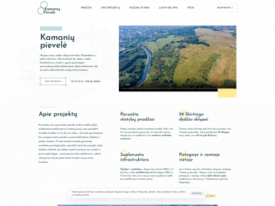 kamaniupievele.lt snapshot