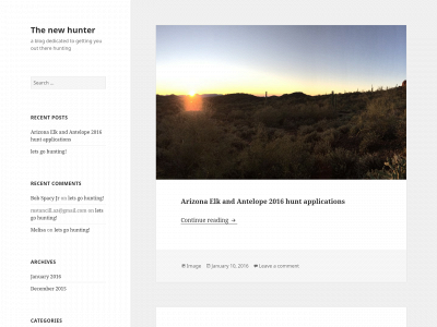 thenewhunter.com snapshot
