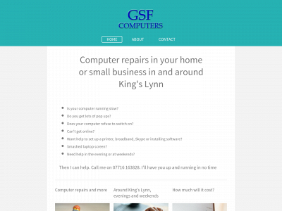gsfcomputers.co.uk snapshot