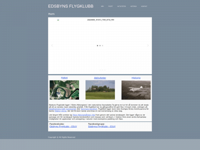 edsbynsflygklubb.se snapshot