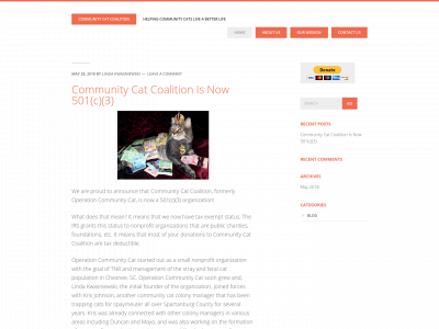 communitycatcoalitionsc.org snapshot
