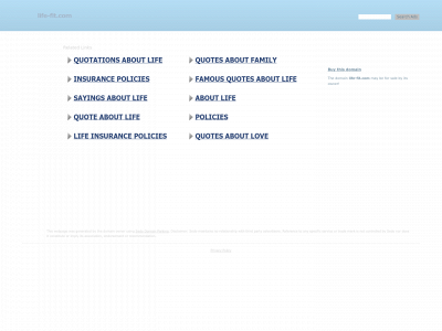 www.life-fit.com snapshot