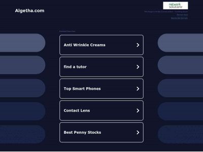 algetha.com snapshot