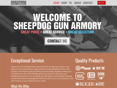 sheepdoggunarmory.com snapshot
