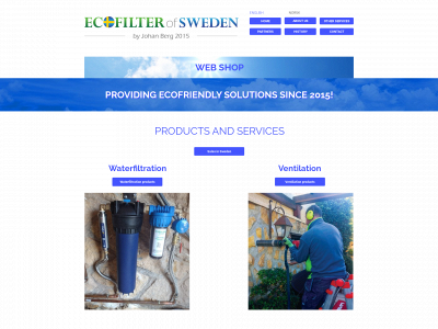 ecofiltersofsweden.es snapshot