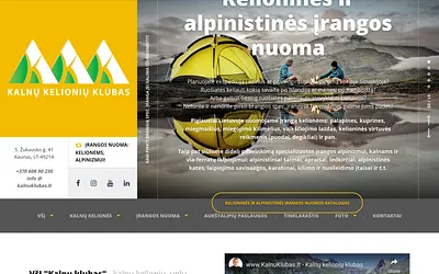 kalnuklubas.lt snapshot