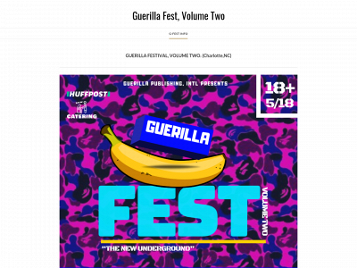 guerillafestivalvolumetwo.weebly.com snapshot