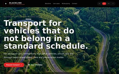 blacklinevehicletransport.com snapshot