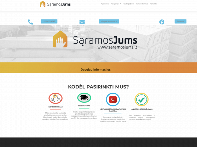 saramosjums.lt snapshot