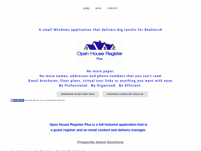 www.openhouseregisterplus.com snapshot