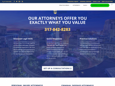 garrisonlegal.com snapshot