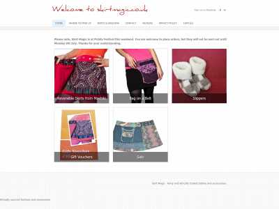 www.skirtmagic.co.uk snapshot