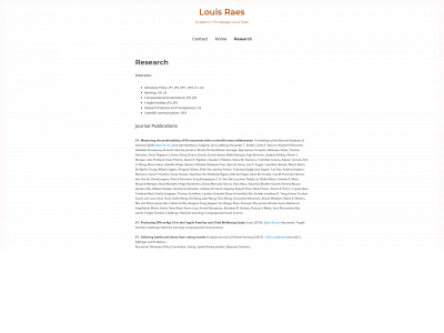 louisraes.com snapshot