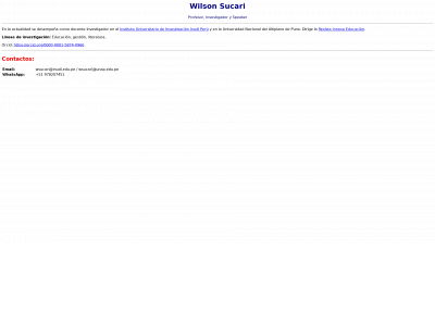 wilsonsucari.com snapshot