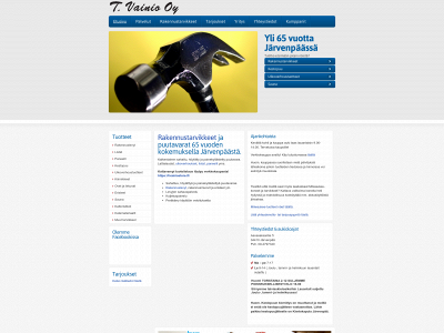 puutavaraliiketvainio.fi snapshot