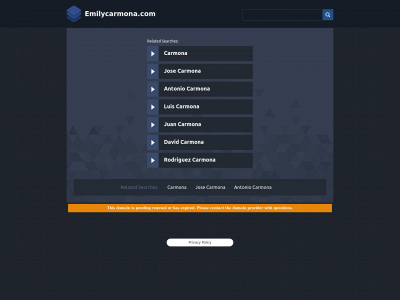 emilycarmona.com snapshot