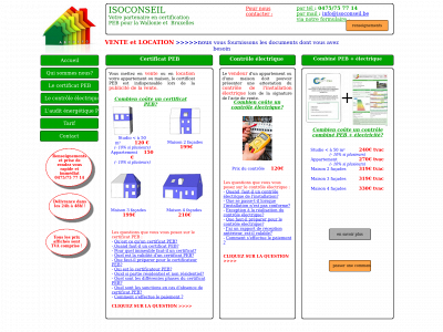 isoconseil.be snapshot