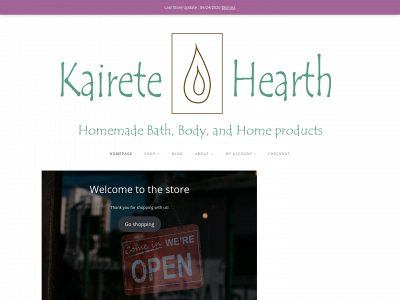 kairetehearth.com snapshot