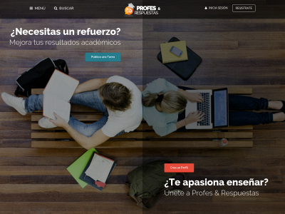 profesyrespuestas.com snapshot