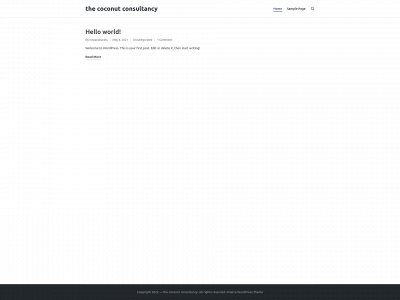 thecoconutconsultancy.com snapshot