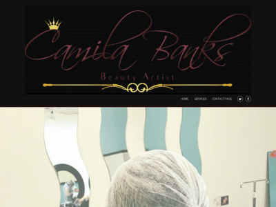 camilabanksbeautyart.com snapshot