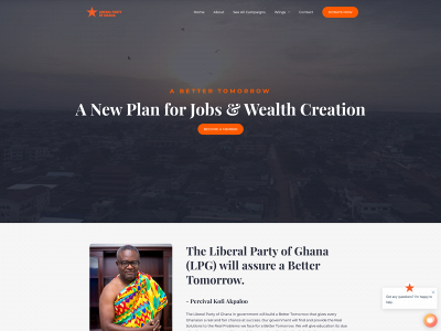 liberalpartyofghana.org snapshot