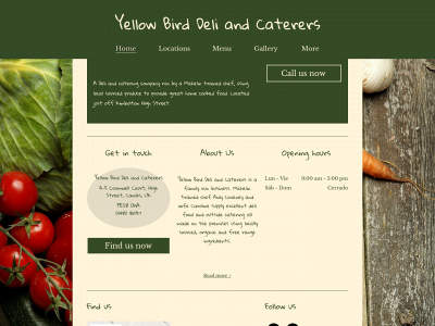 yellowbirddeli.co.uk snapshot