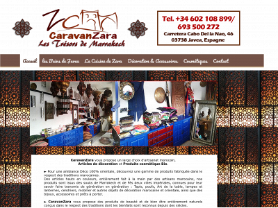 caravanzara.com snapshot