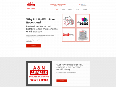 aandnaerials.net snapshot