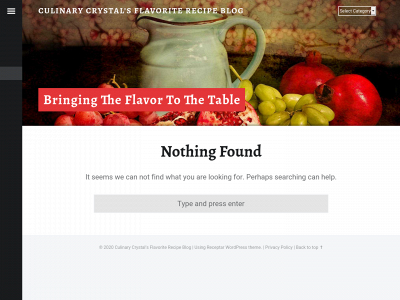 flavoriterecipes.com snapshot