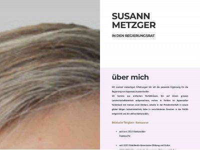 www.susann-metzger.ch snapshot