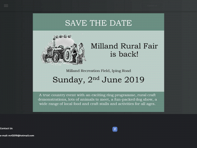 millandruralfair.com snapshot