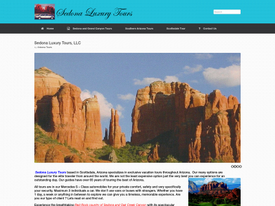 sedonaluxurytours.com snapshot