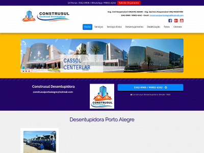 construsuldesentupidoraportoalegre.com snapshot