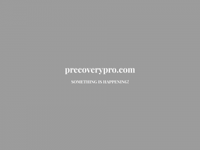 precoverypro.com snapshot