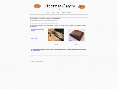 aceroycuero.com snapshot