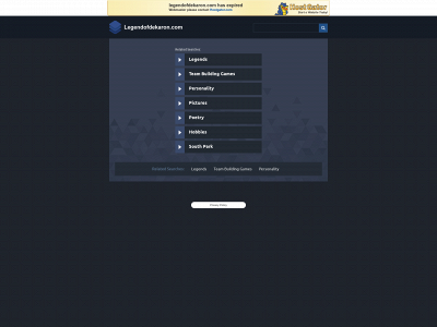 legendofdekaron.com snapshot