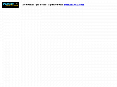 joe-f.com snapshot