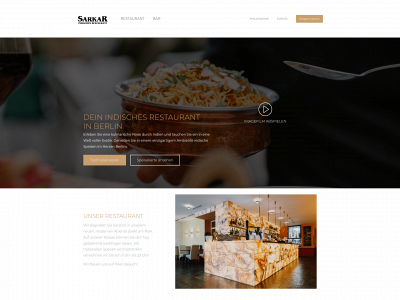 sarkar-restaurant.de snapshot
