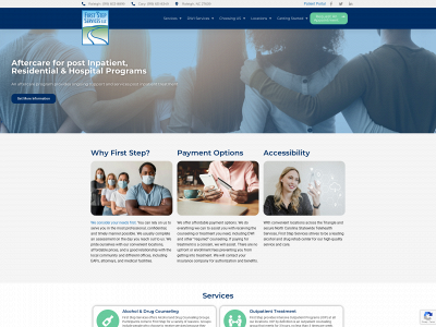 www.firststepnc.com snapshot