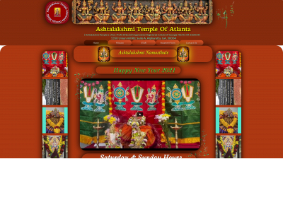 ashtalakshmitempleofatlanta.org snapshot