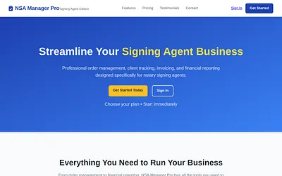 mynsamanagerpro.com snapshot