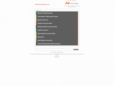 kaisermusicgroup.com snapshot